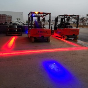 LED-gaffeltruckens säkerhetslarm för fotgängaresäkerhet